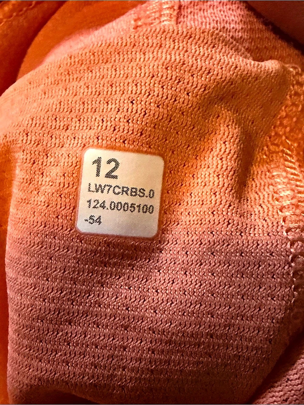 lululemon Fast and Free High-Rise Short 3" Orange - Picture 4 of 4